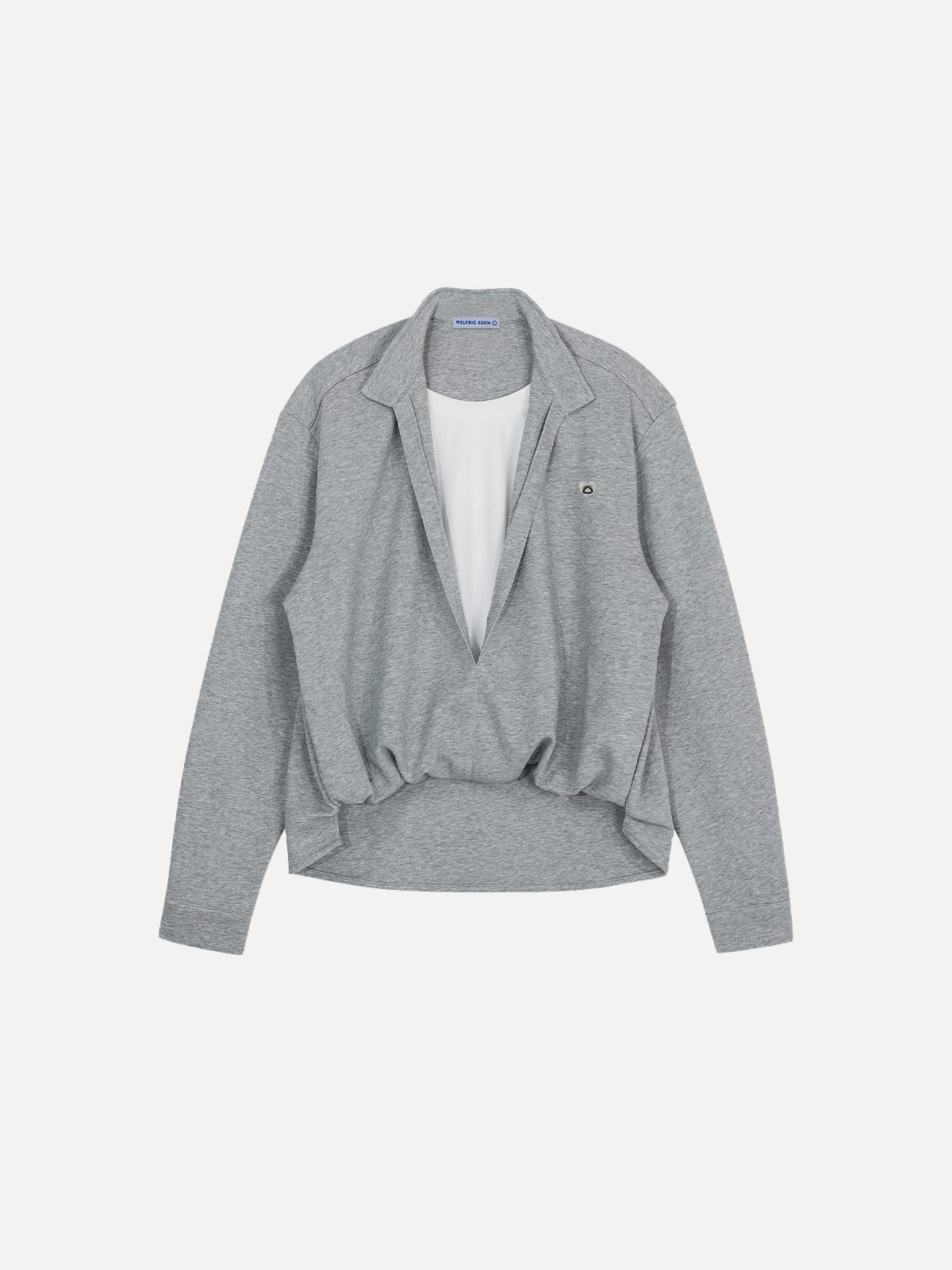 Aelfric Eden Deep V-Neck Layered Sweatshirt