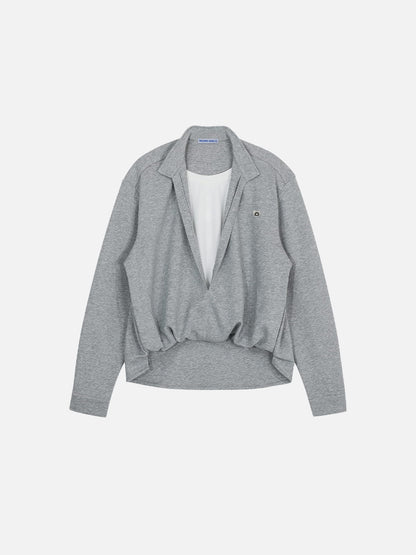Aelfric Eden Deep V-Neck Layered Sweatshirt