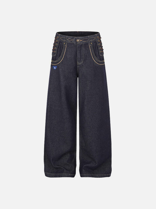 Aelfric Eden Lace-Up Jeans