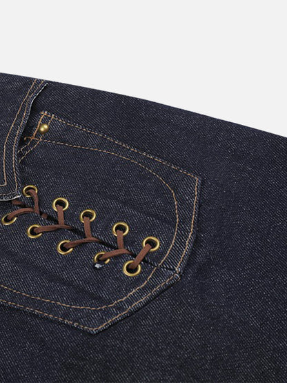 Aelfric Eden Lace-Up Jeans