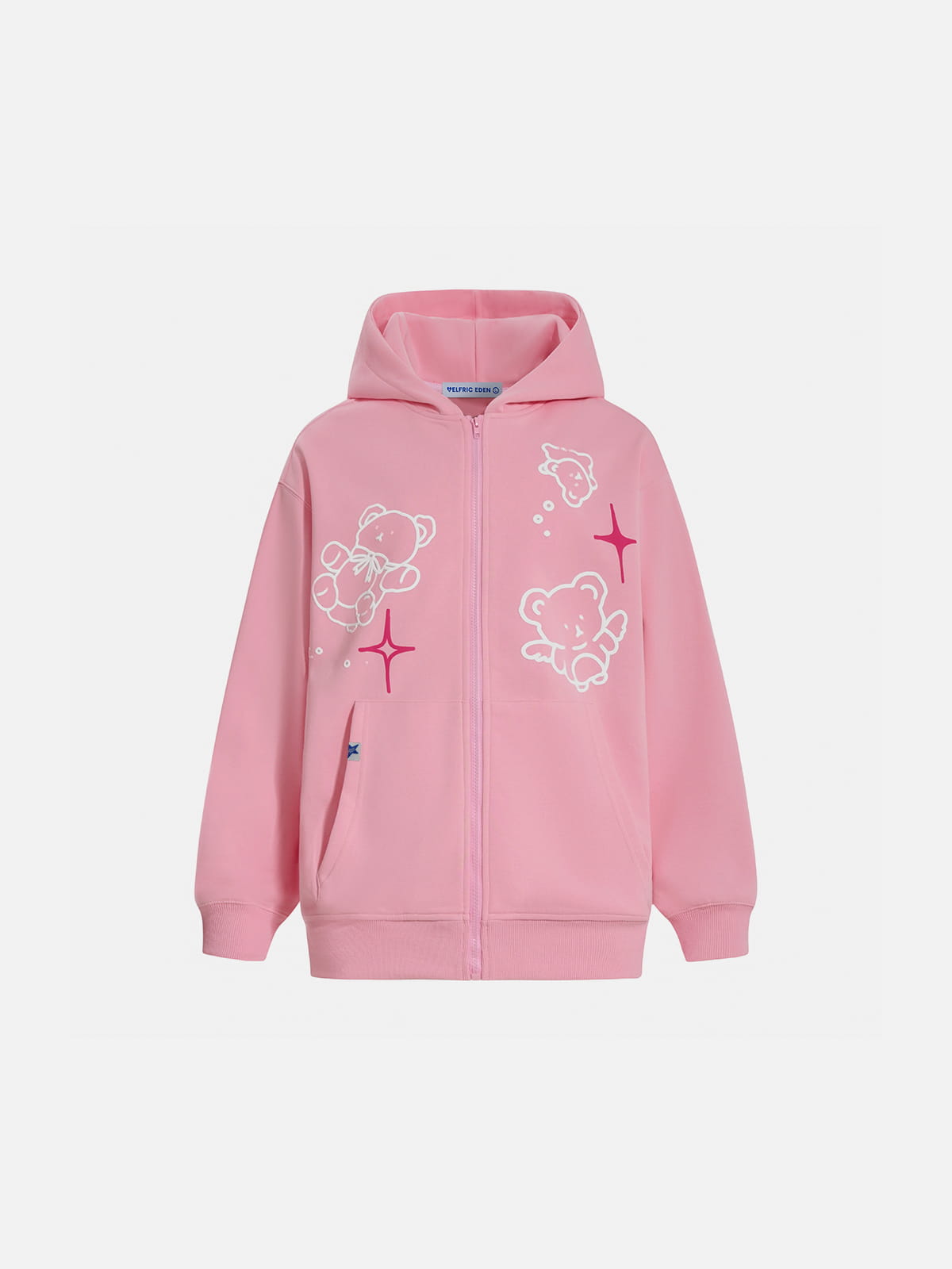 Aelfric Eden Cartoon Bear Zip Up Hoodie