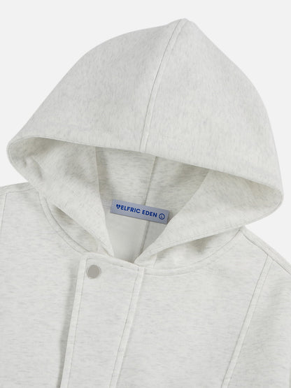 Aelfric Eden Boxy Curved Zip Up Hoodie