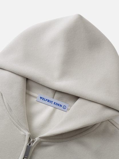 Aelfric Eden Thorn Print Zip Up Hoodie