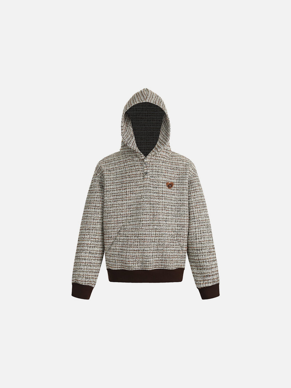 Aelfric Eden Textured Knit Pullover Hoodie