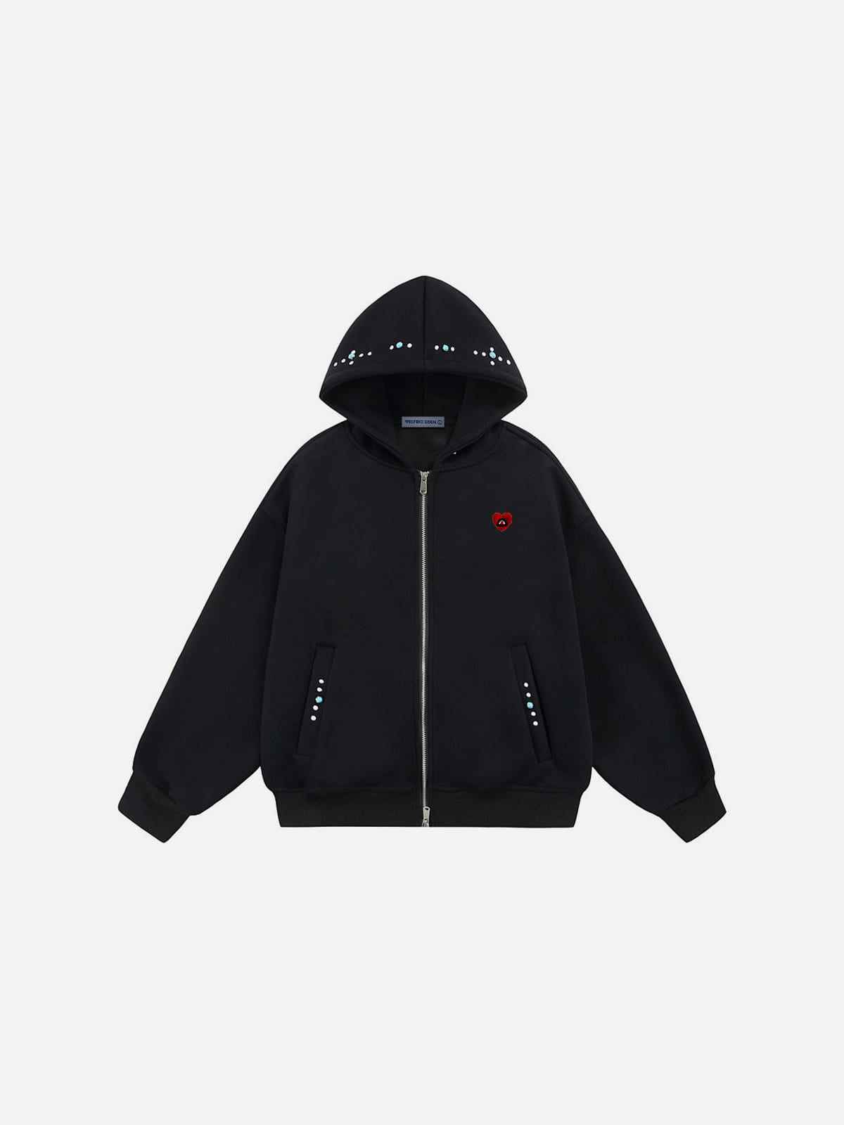 Aelfric Eden Turquoise Zip Up Hoodie