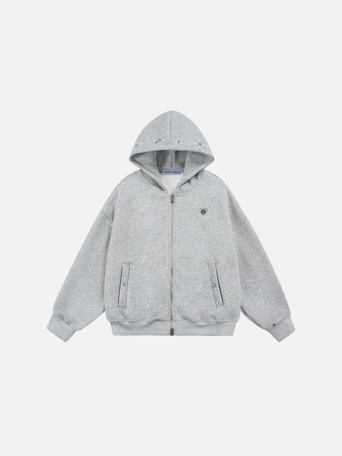 Aelfric Eden Turquoise Zip Up Hoodie