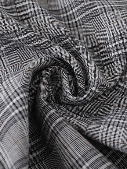 Aelfric Eden Plaid Pleated Baggy Pants