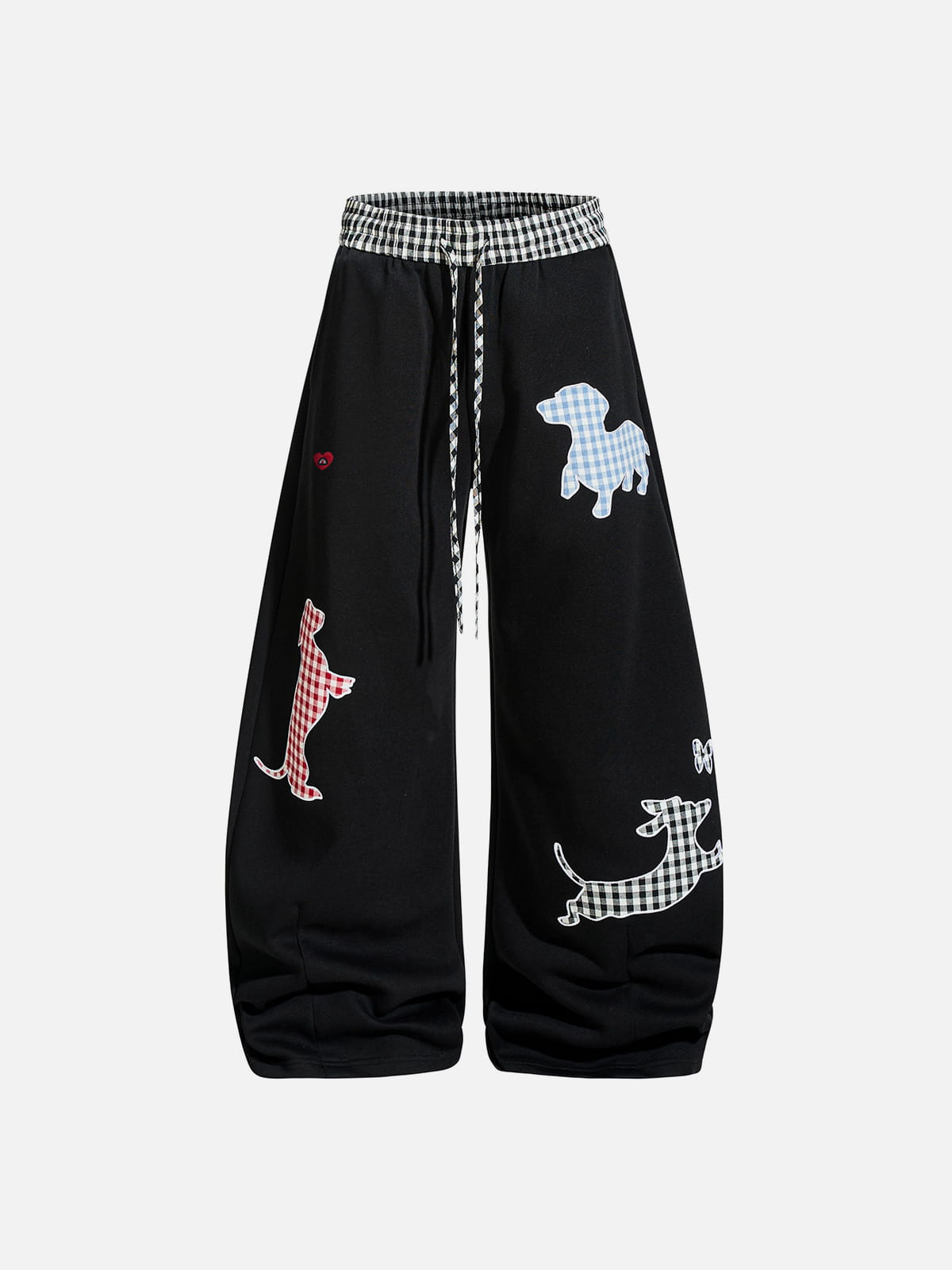 [Pre-Order] Aelfric Eden Plaid Dog Baggy Barrel Sweatpants