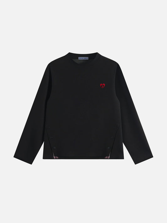 Aelfric Eden Button Panel Long Sleeve Tee
