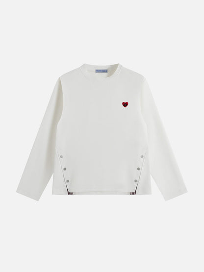 Aelfric Eden Button Panel Long Sleeve Tee