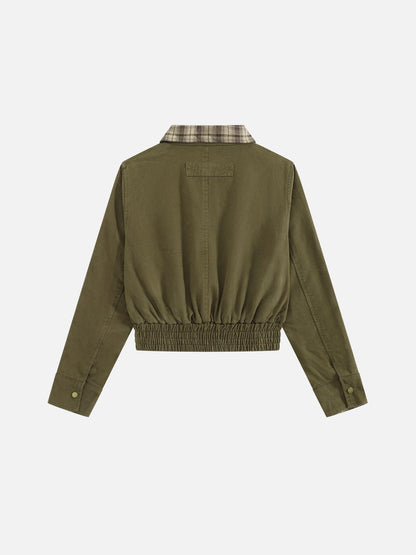Aelfric Eden Plaid Collar Jacket