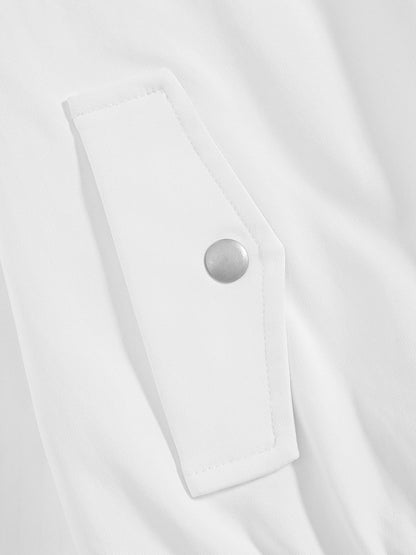 Aelfric Eden Boxy Reversible Striped Collar Jacket