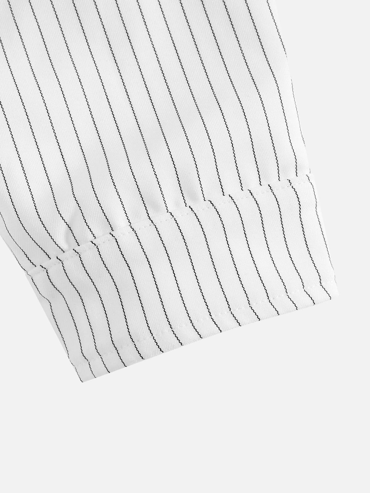Aelfric Eden Boxy Reversible Striped Collar Jacket