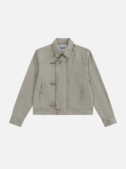 Aelfric Eden Fireman Clasp Washed Jacket