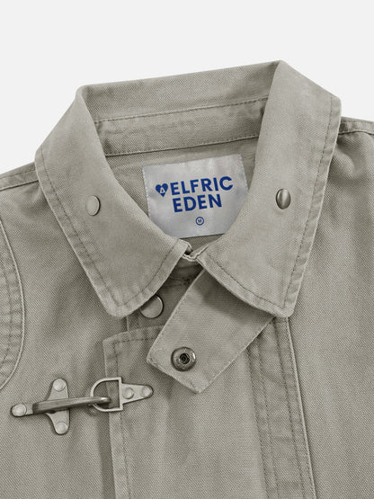 Aelfric Eden Fireman Clasp Washed Jacket