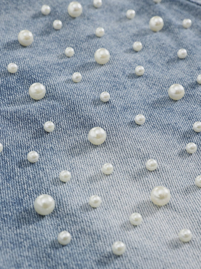 Aelfric Eden Pearl Embellished Baggy Barrel Jeans