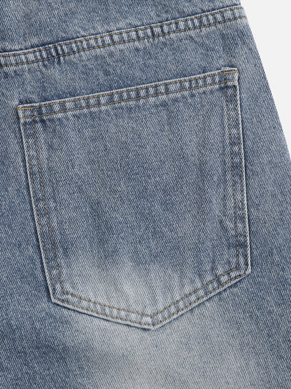 Aelfric Eden Pearl Embellished Baggy Barrel Jeans