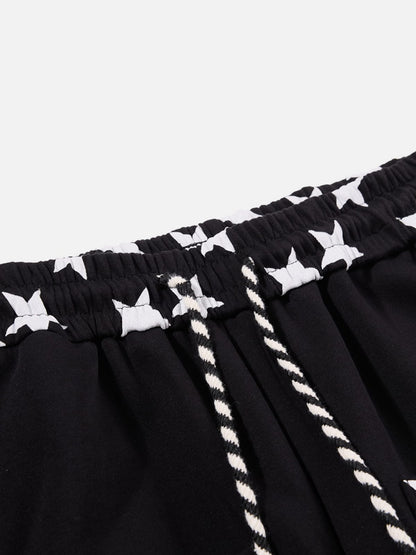 Aelfric Eden Star Print Baggy Sweatpants
