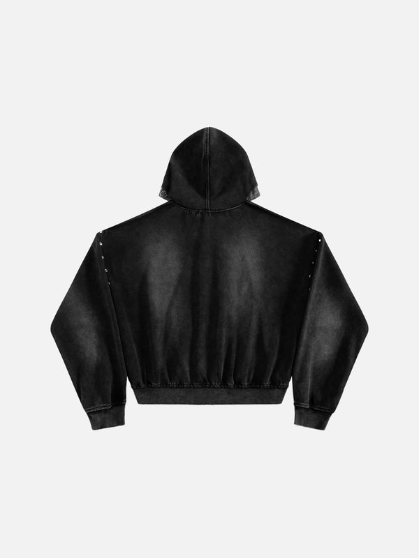[Pre-Order] Aelfric Eden Boxy Leopard Hood Zip Up Hoodie