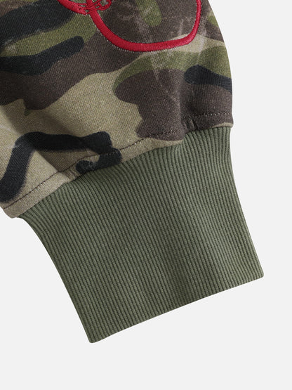 [Pre-Order] Aelfric Eden Cropped CAMO Zip Up Hoodie