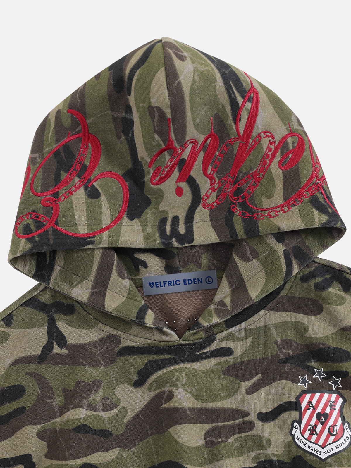 [Pre-Order] Aelfric Eden Cropped CAMO Zip Up Hoodie