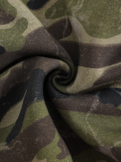 [Pre-Order] Aelfric Eden Cropped CAMO Zip Up Hoodie