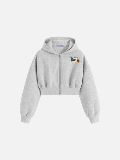 [Pre-Order] Aelfric Eden Cropped Dachshund Zip Up Hoodie