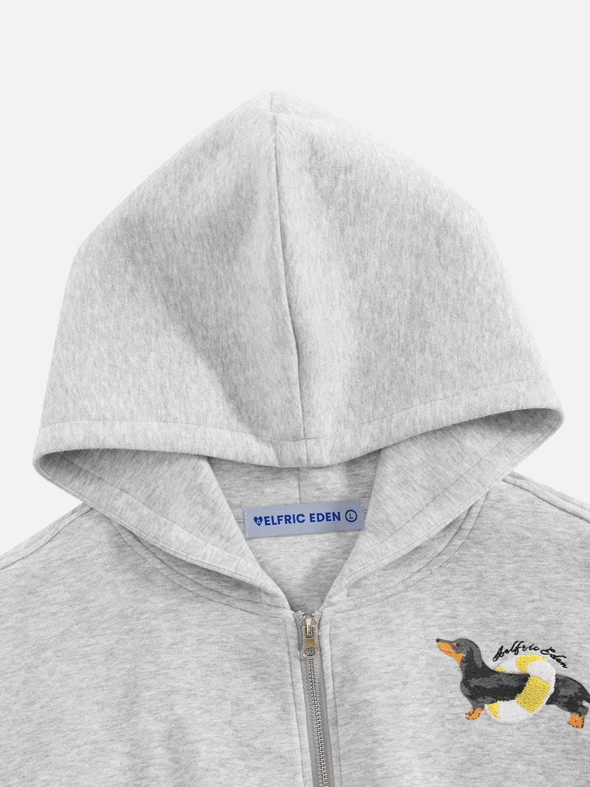 [Pre-Order] Aelfric Eden Cropped Dachshund Zip Up Hoodie