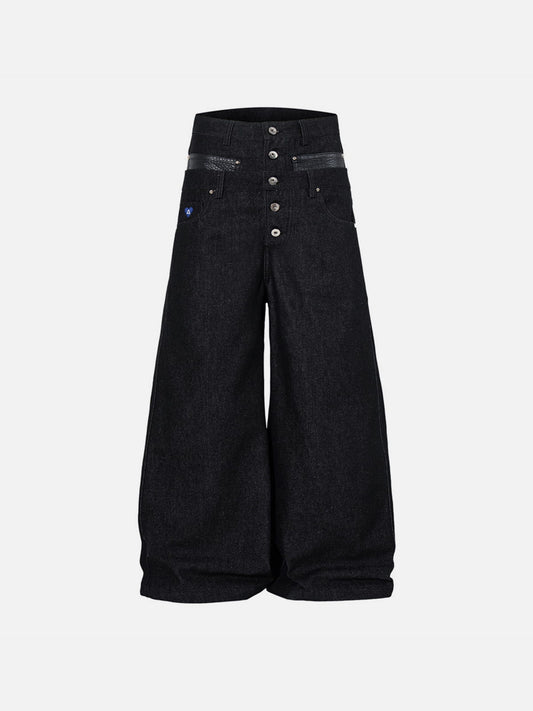 Aelfric Eden Double Waist Baggy Barrel Jeans
