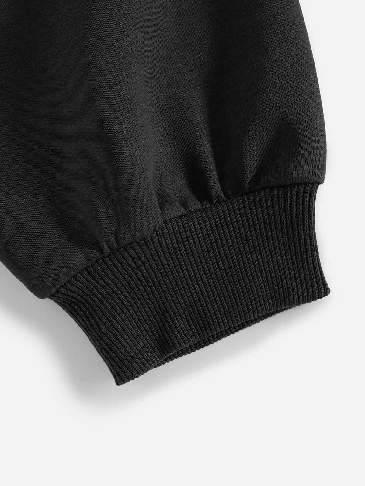 Aelfric Eden Boxy Layered Off-The-Shoulder Sweatshirt