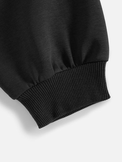 Aelfric Eden Boxy Layered Off-The-Shoulder Sweatshirt