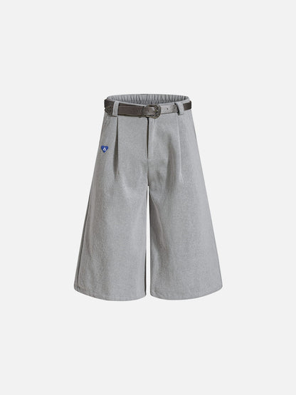 Aelfric Eden Belted Raw Longline Jorts