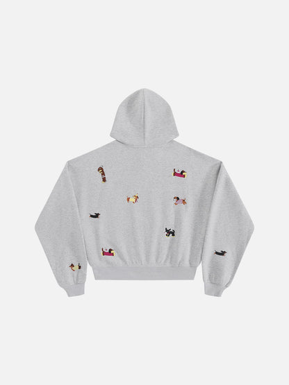 [Pre-Order] Aelfric Eden Boxy Dachshund Pullover Hoodie