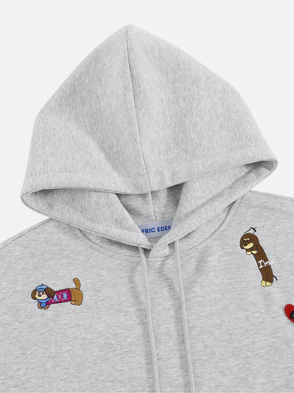 [Pre-Order] Aelfric Eden Boxy Dachshund Pullover Hoodie