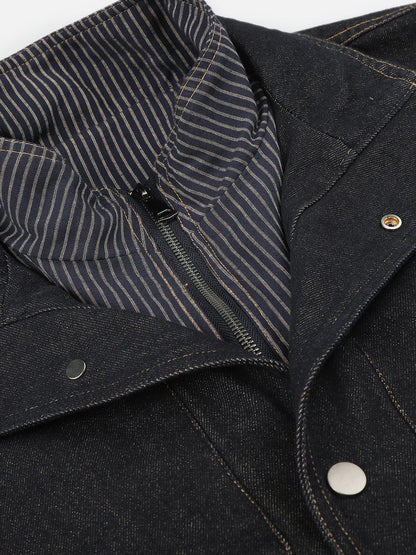 Aelfric Eden Layered Collar Denim Jacket