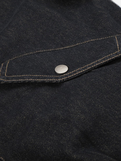Aelfric Eden Layered Collar Denim Jacket