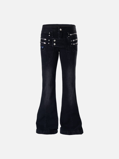 Aelfric Eden Zip Pocket Bootcut Jeans