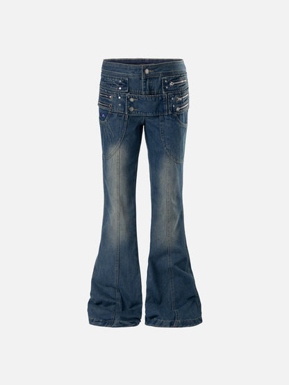 Aelfric Eden Zip Pocket Bootcut Jeans