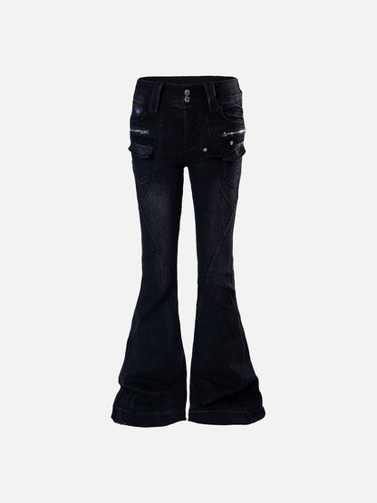 Aelfric Eden Multi Pocket Bootcut Jeans