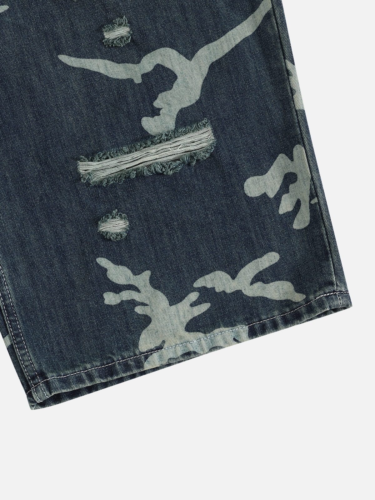 Aelfric Eden CAMO Distressed Baggy Jeans