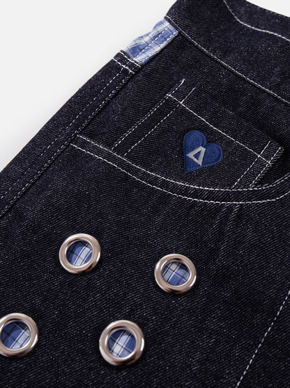 Aelfric Eden Grommet Button Fly Baggy Jeans