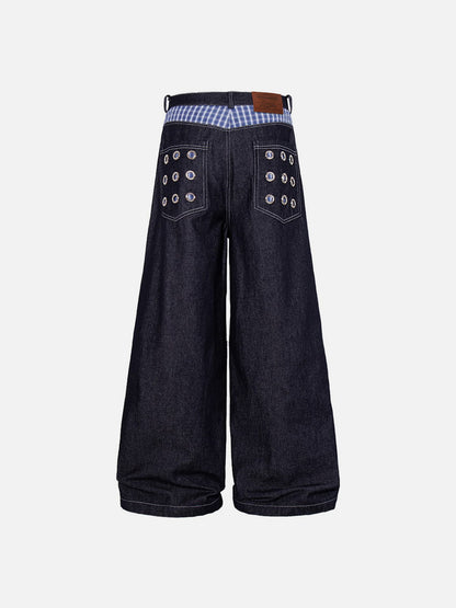 Aelfric Eden Grommet Button Fly Baggy Jeans