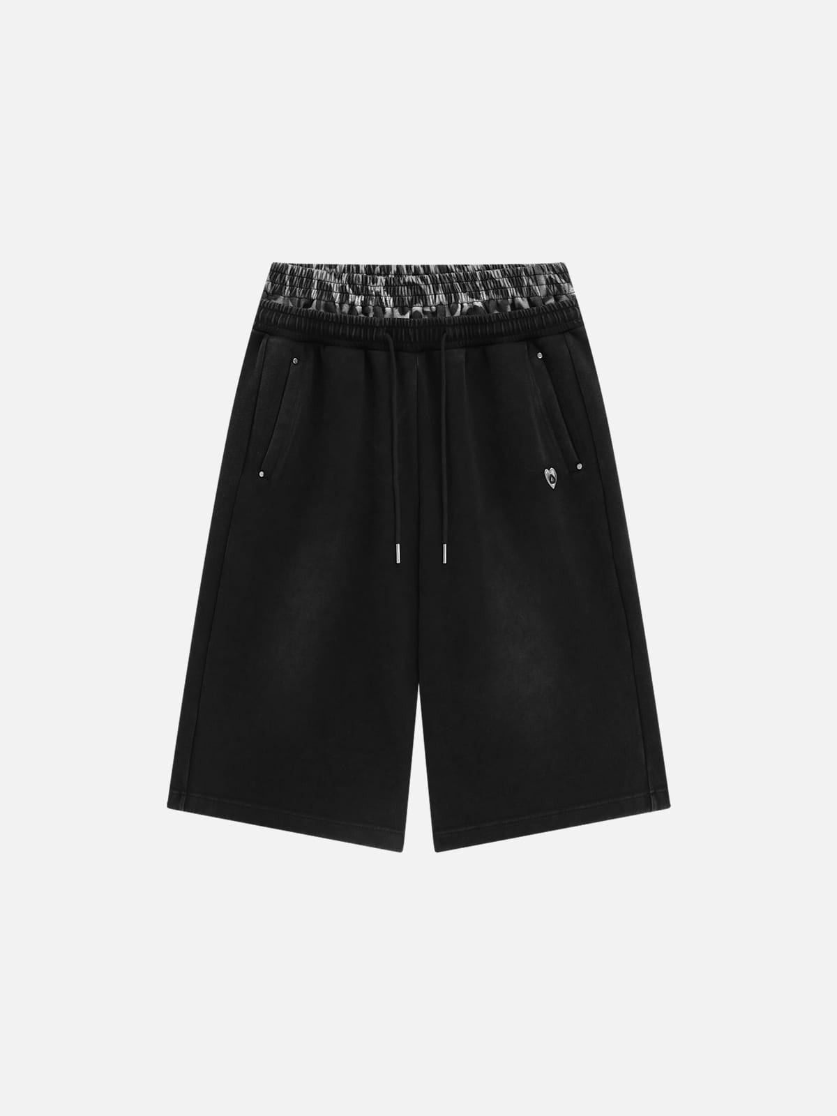 [Pre-Order] Aelfric Eden Leopard Double Waist Longline Shorts