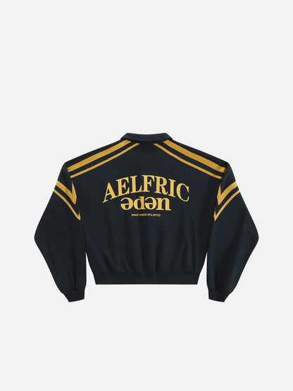 [Pre-Order] Aelfric Eden Boxy Stripe Panel 77 Sweatshirt