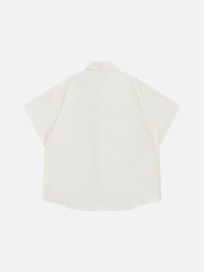 [Pre-Order] Aelfric Eden Boxy Dachshund Embroidery Short Sleeve Shirt