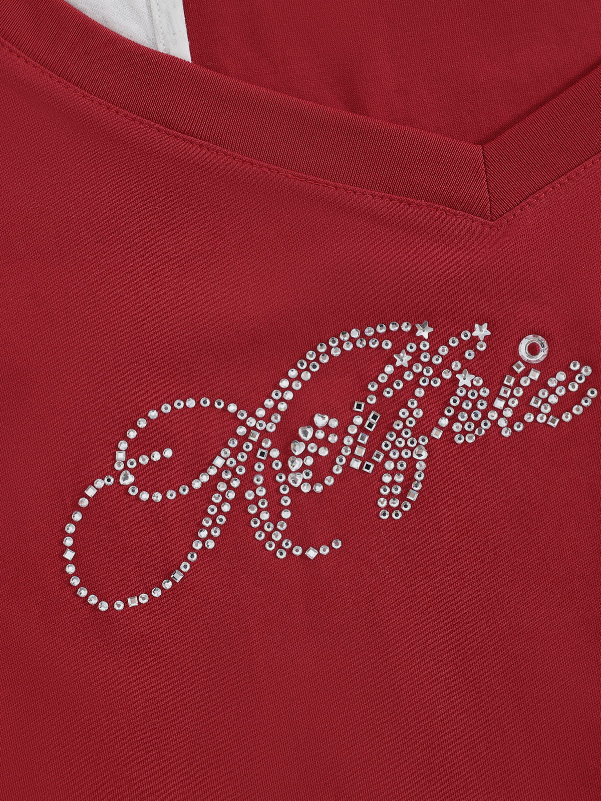 [Pre-Order] Aelfric Eden Cropped Halter Rhinestone Tee