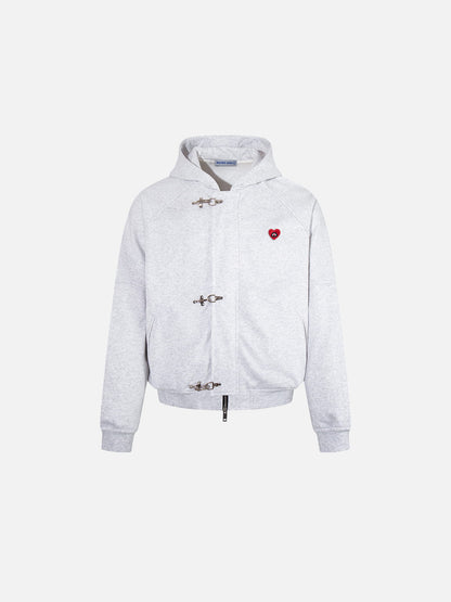 Aelfric Eden Fireman Clasp Zip Up Hoodie