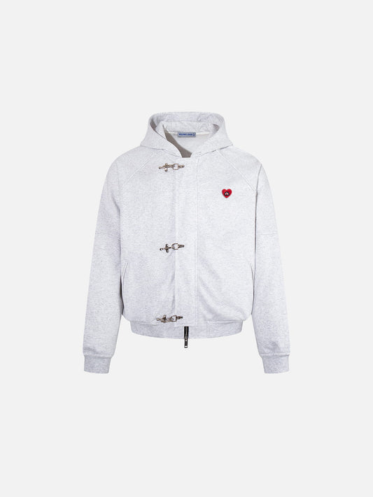 Aelfric Eden Fireman Clasp Zip Up Hoodie