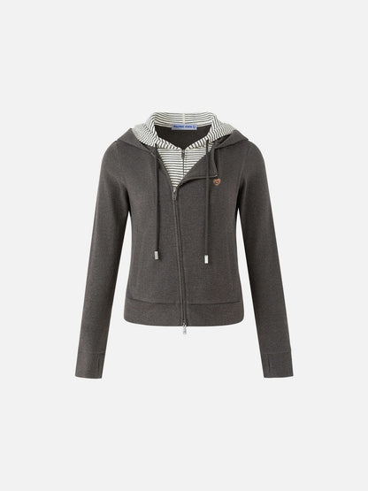 Aelfric Eden Layered Zip Up Hoodie
