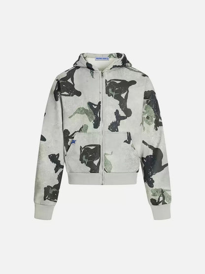 Aelfric Eden All-Over Print Zip Up Hoodie